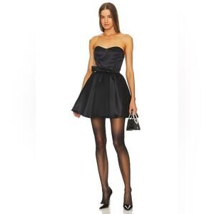 NWT The New Arrivals by ILKYAZ OZEL Clea A Line Elegant Satin Dress US 8